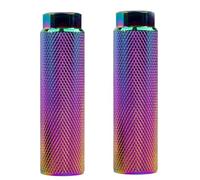 ZDS Andamio de aleación de aluminio antideslizante para eje de 3/8 pulgadas, pie trasero antideslizante, pedales, BMX, bicicleta de montaña, bicicleta, pasajero, accesorios de bicicleta, color, 1 par