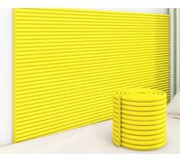 ZDSDZSD Protector Espuma Pared Cama Niños, Protector Muebles Peel and Stick para Dormitorio, Sala de Juegos con Función Anti-frío y Aislamiento Térmico(Yellow,20 CM x2 M 6pcs)