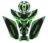 ZDSMYXGS Pegatinas Protectoras para El Tanque De Combustible De Motocicleta, Calcomanías para Rodilleras para K&awasaki Z900 Z 900 Pegatina Deposito Moto(Verde)