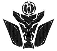 ZDSMYXGS Pegatinas Protectoras para El Tanque De Combustible De Motocicleta, Calcomanías para Rodilleras para K&awasaki Z900 Z 900 Pegatina Deposito Moto(Negro)