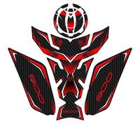 ZDSMYXGS Pegatinas Protectoras para El Tanque De Combustible De Motocicleta, Calcomanías para Rodilleras para K&awasaki Z900 Z 900 Pegatina Deposito Moto(Rojo)