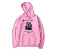 ZDSYDJX M. Pokora Adrenaline Tour Sudadera con Capucha, a la Moda Regalo para Fanáticos De La Música,Rosado,XXL