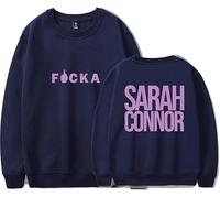 ZDSYDJX Sarah Connor 2025 Sudadera con Capucha, la Moda Regalo para Fanáticos De La Música,Azul,3XL
