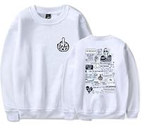 ZDSYDJX Sarah Connor 2025 Sudadera con Capucha, la Moda Regalo para Fanáticos De La Música,Blanca,M