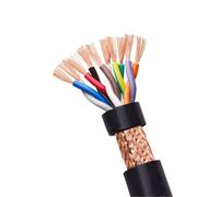 ZDUUONGY Cable de red, Cable blindado de par trenzado 5m, 1mm2, 17AWG, alambre cobre estañado PVC, 2-10 núcleos(6-core x 1mm²)
