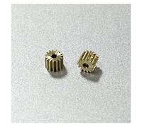 ZDVHOMCB 1 Pieza 0,2 Módulo 15T 0,98 mm Orificio Dientes Engranaje de Latón Metal Cobre Piñón Engranaje de Husillo Ajuste for Eje de 1 mm 1,5 mm 2 mm