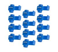 ZDVHOMCB 100pcs Electrical Cable Clamp Terminal Blocks Quick Splice Block Kit Wire Connectors Connector Insulated PP Material .D119