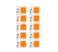 ZDVHOMCB 10PCS Grow Plant Light AC230V 5W 10W 20W 30W 50W LED COB phytolamp chip Full Spectrum for Grow Tent Box Indoor Aquatic Lighting(5W 220V 10pcs)
