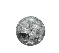ZDVHOMCB 1pc 4cm Ice crack crystal ball Round glass decoration products rockery fountain bonsai handicrafts and gifts