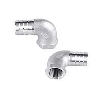 ZDVHOMCB 1Pcs 1/4" 3/8" 1/2" 3/4" 1" BSPT Female Thread to 8mm 15mm 25mm 32mm Hose Hosetail Elbow 90 Degree Connector SS304 Stainless Cheerfully (Size : DN20 x Hose 25mm)