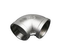 ZDVHOMCB 1pcs 304 Stainless Steel 90 Degree Inner Wire Elbow Rust-Proof Hardware Accessories for Water Heating Accessories Gas(1-1/2")