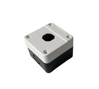 ZDVHOMCB 1PCS One Hole 22mm Diameter Waterproof Push Button Control Switch Box Electrical Accessory White Gray Black ZDVHOMCB