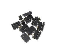 ZDVHOMCB Conector Hembra for soldar DC-056, 2,5-0,7 mm, 2,5 x 0,7 mm, SMD, SMT, 5 Pines, for tabletas, 10 Unidades