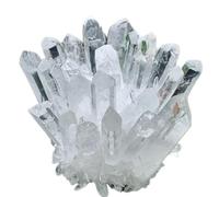 ZDVHOMCB White Phantom Quartz Crystal Cluster Specimens Home Office Decoration Ornaments (Size : 180-230g)