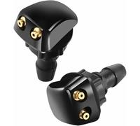 Zdwpan Boquilla Limpiaparabrisas 2 Piezas para Mercedes W211 W203 W204 W210 W124 para AMG W202 CLA W212 W220 Plástico Boquillas De Pulverización del Parabrisas Delantero Reemplazar