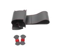 Zdwpan Negro Coser a Mano Cuero Funda Volante para Honda Fit 2014-2019 City 2014-2019 Jazz 2014-2019 Funda de Volante de Microfibra Transpirable
