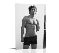 ZDXTYH Jeremy Allen White- Impresiones decorativas estéticas modernas para dormitorio, sala de estar, oficina con lienzo resistente a la decoloración, 60 x 90 cm, Jeremy Allen White