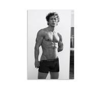 ZDXTYH Jeremy Allen White- Impresiones decorativas estéticas modernas para dormitorio, sala de estar, oficina con lienzo resistente a la decoloración, 50 x 75 cm, Jeremy Allen White