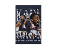 ZDXTYH Karl-Anthony Towns- Impresiones decorativas estéticas modernas para dormitorio, sala de estar, oficina con lienzo resistente a la decoloración, 60 x 90 cm, Karl-Anthony Towns