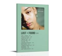 ZDXTYH Lost & Found by Jorja Smith- Impresiones decorativas estéticas modernas para dormitorio, sala de estar, oficina, con lienzo resistente a la decoloración, 20 x 30 cm, perdido y encontrado por