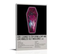 ZDXTYH Mindless Self Indulgence- Impresiones decorativas estéticas modernas para dormitorio, sala de estar, oficina, con lienzo resistente a la decoloración, 60 x 90 cm, sin sentido