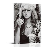 ZDXTYH Stevie NicksModern - Impresiones estéticas decorativas para dormitorio, sala de estar, oficina con lienzo resistente a la decoloración, 50 x 75 cm, Stevie Nicks