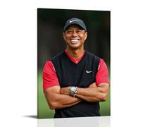 ZDXTYH Tiger Woods- Impresión estética moderna para dormitorio, sala de estar, oficina con lienzo resistente a la decoloración, 30 x 45 cm, madera de tigre