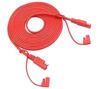 zdyCGTime 18 AWG Con Gorra Impermeable,SAE a SAE Cable de extensión automotriz Adaptador,Se puede desconectar rápidamente del arnés de liberación de células solares.(12Pies / 3.7M)