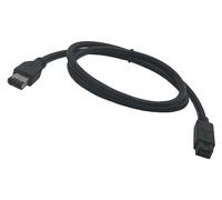 zdyCGTime 1M IEEE 1394 Cable FireWire 800 a FireWire 400,Cable de datos Firewire800 Cable de cámara industrial macho de 9 pines a macho de 6 pines. (1 Pieza/Negro)