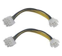 zdyCGTime 2 unidades 4 pines macho a 8 pines hembra cable de alimentación pci express