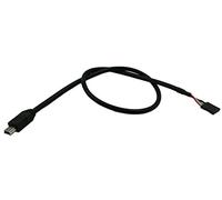 zdyCGTime 50 cm Mini USB 5 pines macho a 1 x 5 pines hembra '0.1 USB Header PCB Placa base Cable