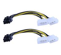 zdyCGTime 8 Pin a Doble 4 Pin Cable de alimentación Tarjeta gráfica Cable de transmisión (Lote de 2) 8 Pin a Doble 4 Pin Cable de alimentación Tarjeta gráfica Cable de transmisión (2 Unidades)