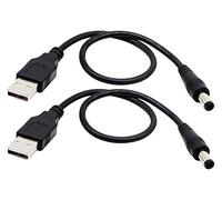 zdyCGTime - Cable adaptador USB 2.0 A macho a DC 2,5 x 0,7 mm macho, 5 voltios, conector de alimentación para tableta, perro electrónico, asistencia de control de acceso