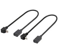 zdyCGTime - Cable alargador tipo C de 90 grados, ángulo derecho e izquierdo, USB-C USB 2.0 tipo C macho a