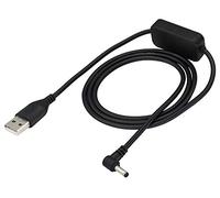 zdyCGTime cable de refuerzo de codo USB 2.0 a 90°DC3.5 * 1.35mm Macho de 5V,cable USB a barril H,Aplicar para lámparas de escritorio.dispositivos electrónicos pequeños.(1m/1 pieza)