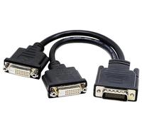 zdyCGTime DMS-59 A DVI Divisor Cable Conector para instalación de Doble Monitor o como un DVI Adaptador y Cable dongle-10inch