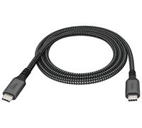 zdyCGTime Doble cabezal tipo c macho 4K HD línea Monitor Proyección de uso general 20Gbps,20V/5A USB4 Cable de datos tipo c con todas,Cable trenzado de Carga rápida PD100W.(1.2m/1pieza)