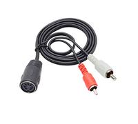 zdyCGTime RCA dual a 7PIN Cable de extensión,7 pin din Hembra a 2 RCA Masculino Enchufe adaptador de audio,Compatible con Bang & Olufsen, Naim, sistemas estéreo Quad.(1 M)