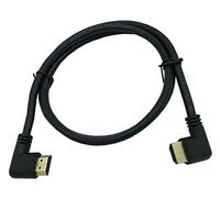 zdyCGTtime 3,3 pies HDMI Derecho a derecho ángulo 90 Grado vertical derecho Cable - soporta 4 K a 60 Hz, 2.0 listo - UHD, HDMI de alta velocidad, Ethernet y de retorno de audio - video 4 K 2160p
