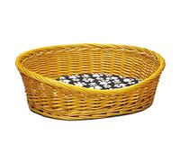 ZDYHL Cama para Perros de Tejido de Mimbre, protección del Medio Ambiente y Resistencia a la Humedad, para Mascotas y Cachorros Grandes, medianos y pequeños (Color: Estilo 3, tamaño: XL) Vision