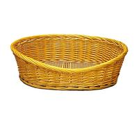 ZDYHL Cama para Perros de Tejido de Mimbre, protección del Medio Ambiente y Resistencia a la Humedad, para Mascotas y Cachorros Grandes, medianos y pequeños (Color: Estilo 2, tamaño: XL) Vision