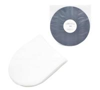 ZDYS Fundas interiores para discos de vinilo, funda interior antiestática de alta fidelidad, cubierta de protección transparente para álbumes LP de 7/10/12 pulgadas, 50 unidades