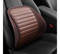 ZDYTPATX Almohadas Lumbares Coche para Dodge RAM 1500 2003-2017, Cojín Soporte Lumbar Ergonómico Almohada Apoyo Espalda Lumbar Respaldo Asiento Coche,Brown