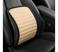 ZDYTPATX Almohadas Lumbares Coche para Honda Civic 2016-2019, Cojín Soporte Lumbar Ergonómico Almohada Apoyo Espalda Lumbar Respaldo Asiento Coche,Beige