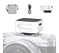 ZE- Flash de cámara ZF04, 6500 K ± 200 K, mini flash manual para Canon, Sony, Fuji, Nikon, Panasonic, Olympus