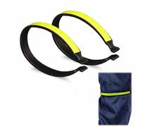 ZEACCT 2 Clips Reflectantes Pantalones de Ciclismo, Clips Reflectantes Pantalones Ciclismo para Bicicletas, Clips Reflectantes Bicicleta Ciclismo Nocturno, para Hombres Y Mujeres Tobillos