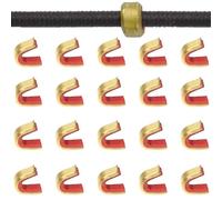 ZEACCT 20 Hebillas de Posicionamiento de Arco Y Flecha, Puntos de Hebilla de Cuerda de Arco de Tiro con Arco, Punta de Hebilla de Flecha, Adecuado para Arco Recurvo O Desmontable