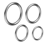 ZEACCT Anillo de Nariz con Bisagra, 4 Piezas, 4 Tamaños, Aros con Bisagra para Hombres y Mujeres, Pendientes de Aro para Hélice de Cartílago, Joyas para Piercing Corporal Anillos para Labios