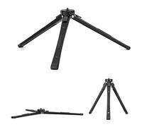 Zeadio Trípode de Metal Extra Resistente y Altura Ajustable - Soporte Compacto Universal para Cámara, Gimbal, Acción, Videocámara, Micrófono, Luz LED, Smartphone + Monopod (40kg/88lb Carga)