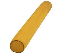 ZEaink Cojín Cilíndrico Grande 60/80/100/120/150cm Almohada de Tubo para Lumbar/Cuello/Espalda/Cabeza Apoyo Almohada Rollo con Funda Extraíble para Cama, Sofá, Silla, Coche(Amarillo,22cmx150cm)